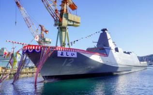 日本最上级护卫舰12号舰下水