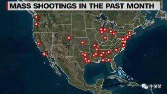 CNN都看不下去了 默默发了一张带红点的地图！