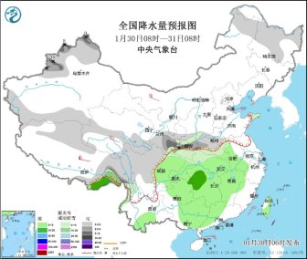 2月2日至4日將有較強冷空氣影響我國 中東部氣溫下降顯著