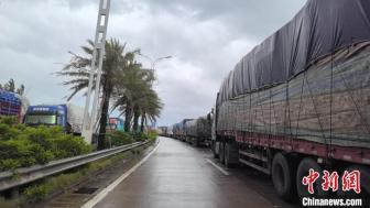 瓊州海峽客滾船復(fù)運(yùn) 逾2700車輛待渡