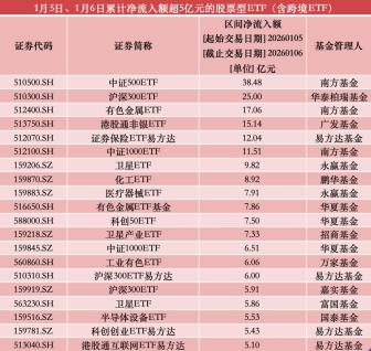 股票型ETF资金开年“先出后进” 市场资金流向逆转