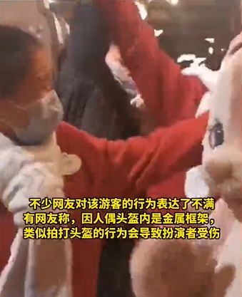 上海迪士尼“玲娜贝儿”被游客拍头 警方调查：扮演者未送医