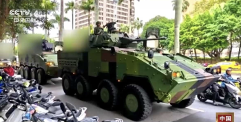 赖清德被曝用装甲车巡逻护己周全！