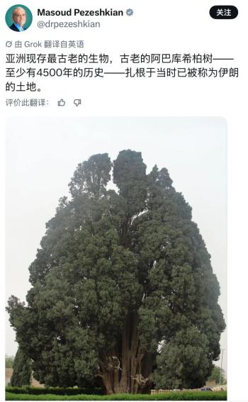 特朗普发了张图：风暴来临前的平静 美伊紧张局势升级
