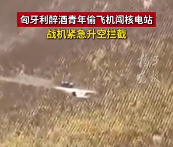 匈牙利一男子酒后偷开飞机闯核电站 醉驾飞行惊魂