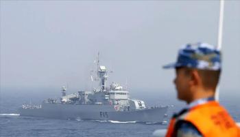南海海域有火箭发射 展示海空管控能力