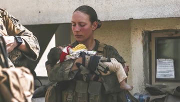 Slain Marine who cradled baby at Kabul airport loved her job