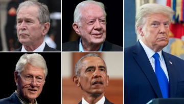 Former U.S. presidents except Trump urge Americans to get COVID vaccines in ad