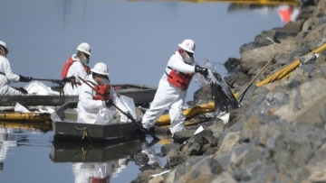Crews race to limit damage from major California oil spill