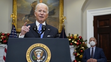 Biden: Omicron variant to appear in the U.S. eventually