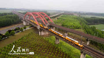 郑焦城际铁路黄河大桥首次清筛施工圆满完成