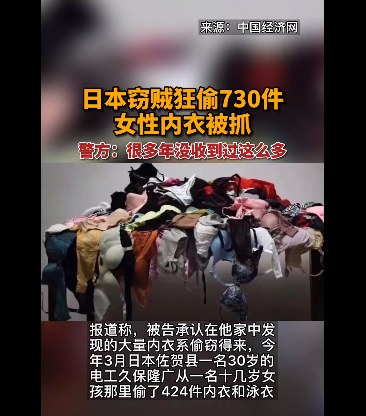​﻿日本警察偷窃衣物被捕！如何保护自己的财产安全？