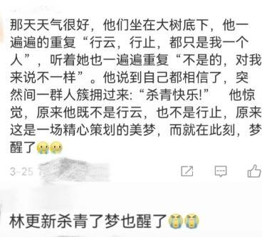 赵丽颖林更新哭到出不了戏 网友：走不出来就别走出来，我们都会祝福你