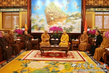 中国佛教协会接待台湾中台禅寺住持见颖法师一行来访