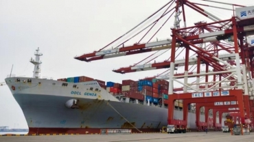 首票雄安自贸试验区进口海运货物在天津港顺利接卸