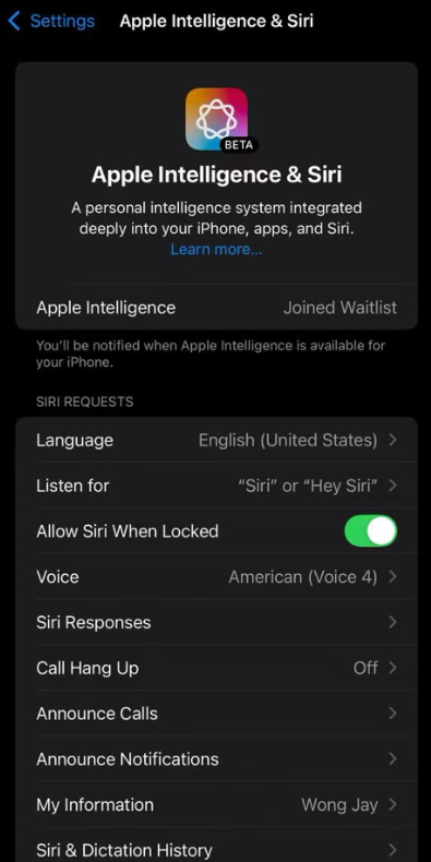 苹果AI首测 iOS 18.1解锁Apple Intelligence预览