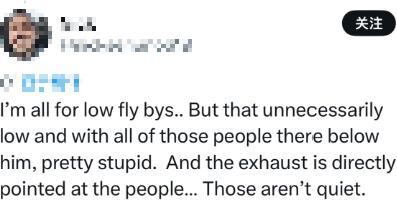 惊险一幕!美军战机低空飞行高速掠过人群上方,现场视频曝光