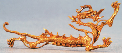 唐代金龍。　　上海博物館供圖