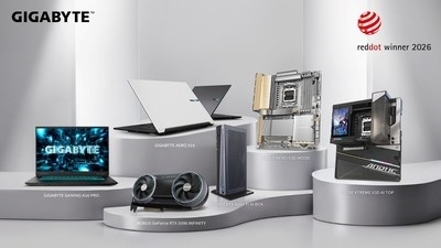 技嘉AI 产品阵容荣获红点设计奖肯定