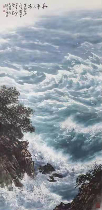 山海胸襟写天地——品读著名画家徐生华海洋水墨画中的"独特美感"