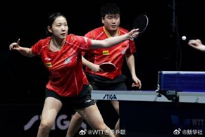 国乒提前包揽WTT太原站混双冠亚军 一起为国乒加油，健康涨球！