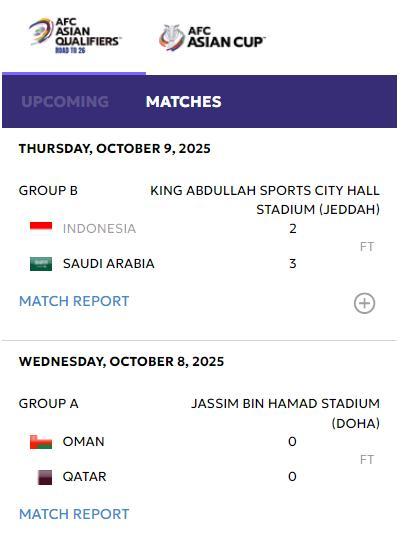 世预赛印尼队2比3不敌沙特队