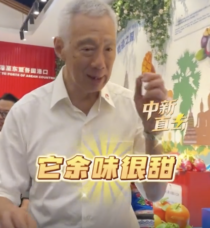 李显龙被广西油柑圈粉