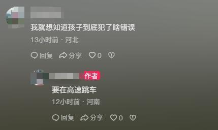 年轻妈妈高速旁停车抽打小孩 孩子调皮欲跳车