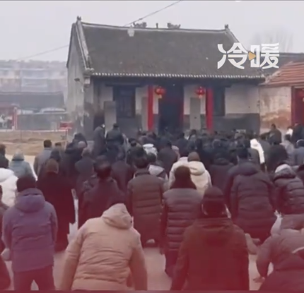 山东千人拜年硬核现场，太壮观了