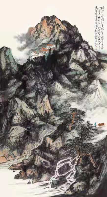 以笔墨为山川代言——青年画家刘明雷山水画的独特风格评析