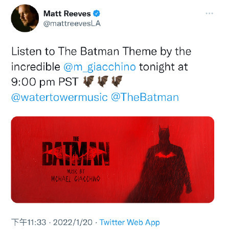 《新蝙蝠侠》片长为2小时55分 仅次于《复联4》
