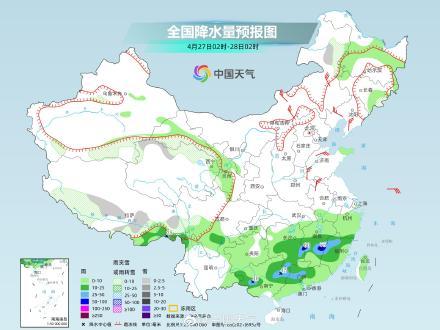 明起南方新一轮降雨来袭 江南雨势较强需警惕次生灾害