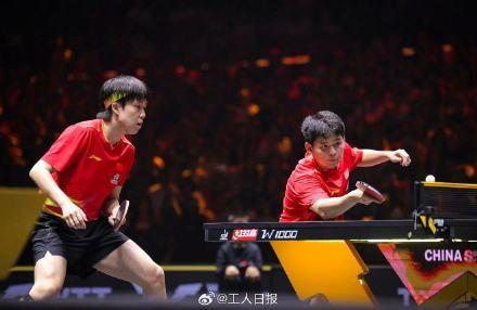 王楚钦林诗栋晋级中国大满贯8强