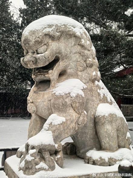 雪后颐和园美成了水墨画