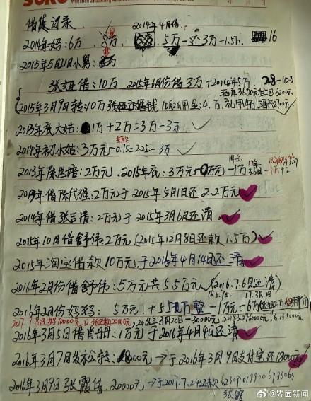 张雪妻子晒还款记录 患难与共见证爱情真谛
