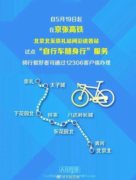12306上线自行车随身行服务