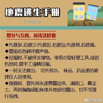 地震逃生的技巧和方法及注意事项