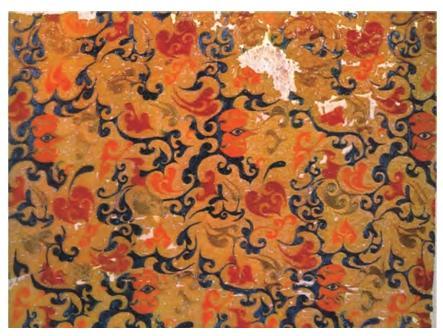 海昏侯墓出土中国最古老的“锁绣” 千年色彩依旧艳丽