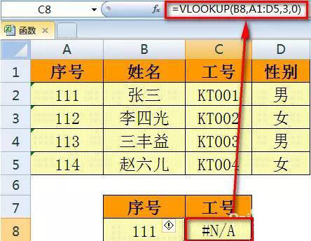 如果VLOOKUP函数在使用过程中出现错误值该怎么办
