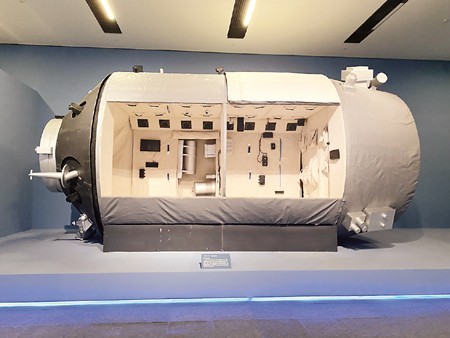 “天宫一号”实验舱模型　中国国家博物馆藏