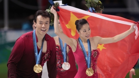 Der erste Olympiasieg für China im Eiskunstlaufen!
