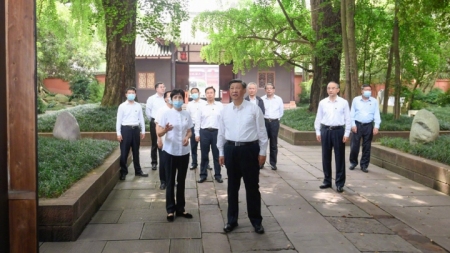 Meishan - Erste Station von Xi Jinpings Inspektionsreise in Sichuan