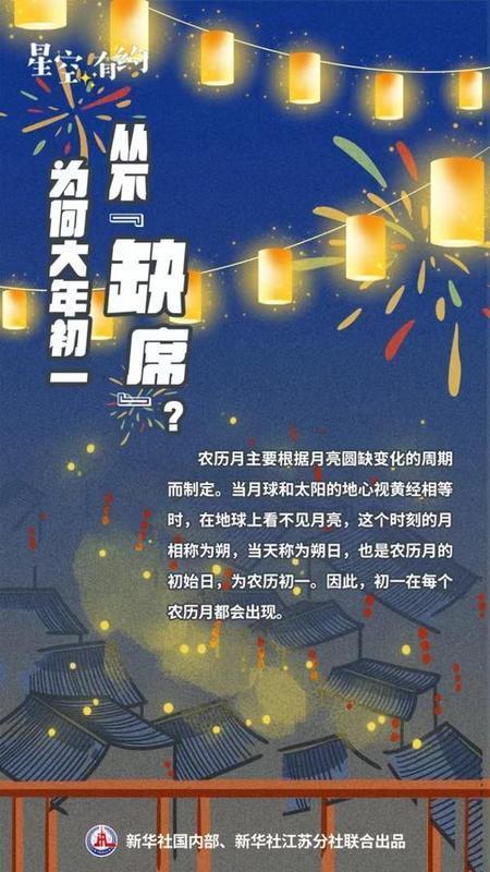 为啥大年三十会消失初一却从不缺席？天文科普专家为您解惑