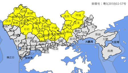 深圳市分区暴雨黄色预警信号 防范局部内涝与山洪灾害