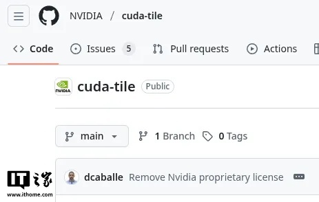 英伟达 CUDA Tile IR 宣布开源：基于 MLIR 框架释放编程模型潜力，可惠及 AMD、Intel 等异构生态