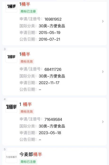 今麦郎1桶半是商标 商标争议再起波澜