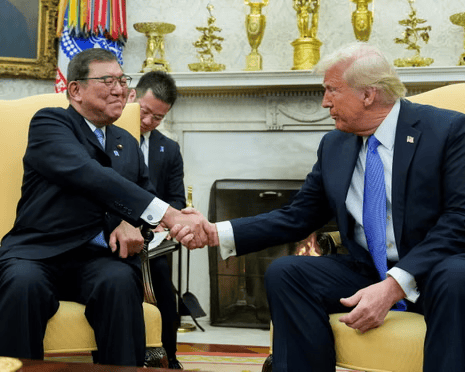 美日達(dá)成“史上最大”貿(mào)易協(xié)議 創(chuàng)造數(shù)十萬(wàn)就業(yè)機(jī)會(huì)