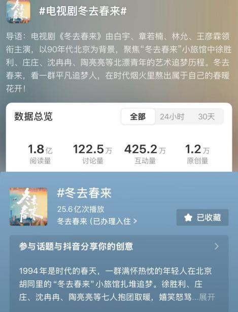 《冬去春来》燃情收官，品质好剧讲述时代故事