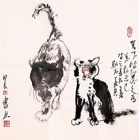 马书林 | 画笔下的猫不只是动物，更是生活的鲜活注脚