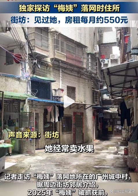 梅姨落网前影像被曝光 街坊：非常像 隐藏市井多年